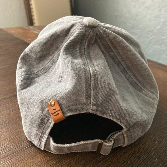 In The Morning When I Rise, Give Me Jesus Soundwave Vintage Washed Gray Hat - Picture 4 of 4